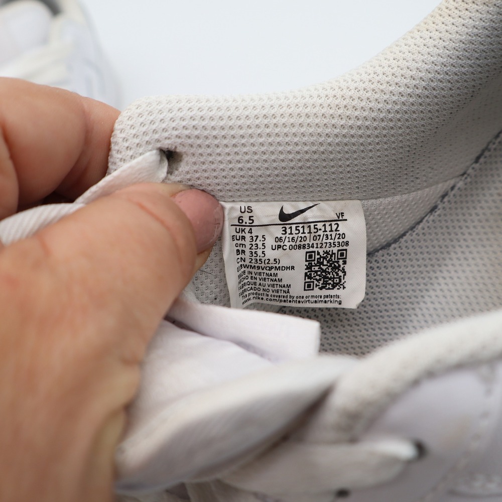 Nike Air Force 1 07 Womens 6.5 White Low Top Sneakers 315115-112 Triple White - Picture 5 of 14